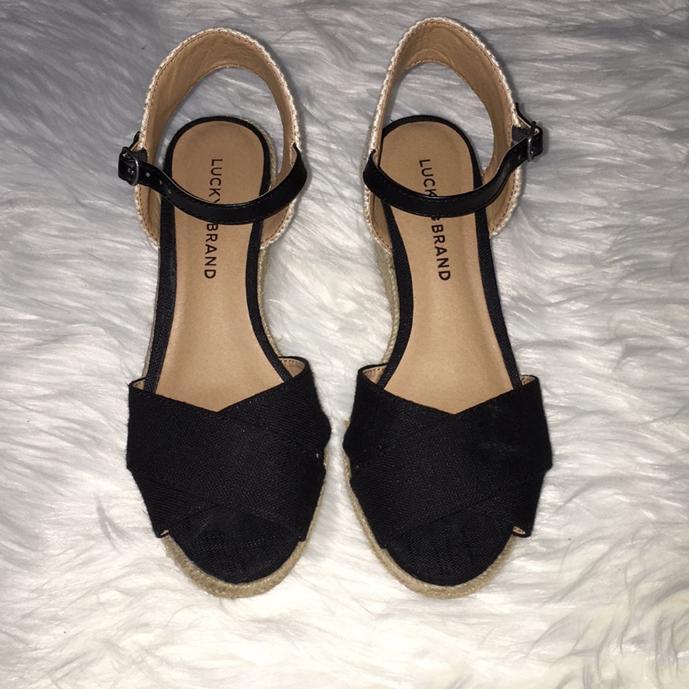 Lucky Brand Black Espadrilles
